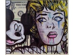 Money Mickey meets Lichtenstein